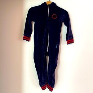 Used Moncler size 18/24 fleece one piece